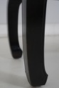 73743: CENTURY Oriental Style Leather Seat Black L