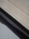 73743: CENTURY Oriental Style Leather Seat Black L