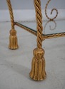 60351EC: Italian Forged Iron Rope & Tassel Tiered 