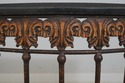 68673: MAITLAND SMITH Marble Top Iron Base Console