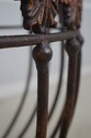 68673: MAITLAND SMITH Marble Top Iron Base Console