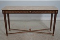 68693: French Louis XVI Style Stunning Inlaid Marb