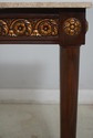 68693: French Louis XVI Style Stunning Inlaid Marb