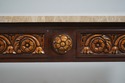 68693: French Louis XVI Style Stunning Inlaid Marb