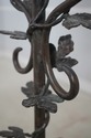 68697: MAITLAND SMITH Bronze Floor Lamp w. Leather