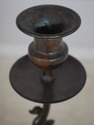 68697: MAITLAND SMITH Bronze Floor Lamp w. Leather