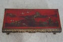 68719: Vintage Red & Gold Lacquered Chinoiserie St