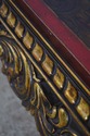 68719: Vintage Red & Gold Lacquered Chinoiserie St