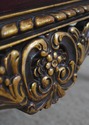 68719: Vintage Red & Gold Lacquered Chinoiserie St