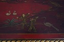 68719: Vintage Red & Gold Lacquered Chinoiserie St