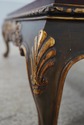 68719: Vintage Red & Gold Lacquered Chinoiserie St