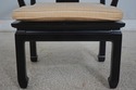 68707: CENTURY Black Lacquer Asian Style Horseshoe