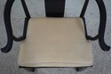 68707: CENTURY Black Lacquer Asian Style Horseshoe