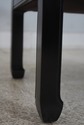 68707: CENTURY Black Lacquer Asian Style Horseshoe