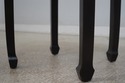 68706: CENTURY Round Ebonized Pagoda End Table w. 