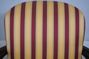 68689: Pair BAKER Mahogany Upholstered Armchairs