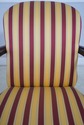 68689: Pair BAKER Mahogany Upholstered Armchairs