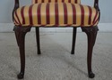 68689: Pair BAKER Mahogany Upholstered Armchairs