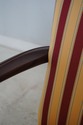 68689: Pair BAKER Mahogany Upholstered Armchairs