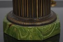 F68665: Vintage Neoclassical Green Faux Marble Pai