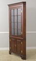 56375EC: Mahogany Corner Cabinet ~ Large 12 Pane b