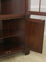 56375EC: Mahogany Corner Cabinet ~ Large 12 Pane b