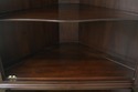 56375EC: Mahogany Corner Cabinet ~ Large 12 Pane b