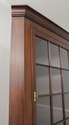 56375EC: Mahogany Corner Cabinet ~ Large 12 Pane b