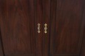 56375EC: Mahogany Corner Cabinet ~ Large 12 Pane b