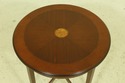 32923EC: Federal Style Inlaid Mahogany Round Occas