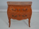 64306EC: Vintage Italian Inlaid 2 Drawer Commode C