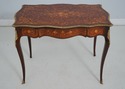 F64580EC: French Marquetry Bronze Mount Writing De