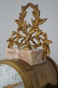 LF64575EC: French 3 Piece Marble & Bronze Clock Se