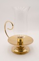LF68732: BALDWIN Large Brass Candle Holder with Gl