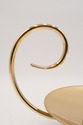 LF68732: BALDWIN Large Brass Candle Holder with Gl