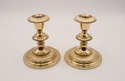 LF68733:BALDWIN 3 Pair of Brass Colonial Style Can