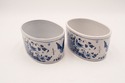 LF68743: Pair of ROYAL DELFT C-52 Oval Ceramic Jar