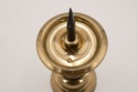 LF68726: Pair of Brass Pricket Candlesticks with G