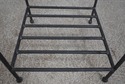 68723: Pair CHARLESTON FORGE Glass Top Iron Base L