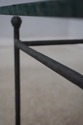 68723: Pair CHARLESTON FORGE Glass Top Iron Base L