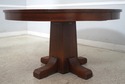 F68682: LJ&G STICKLEY Antique Round Mission Oak Di