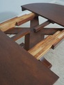 F68682: LJ&G STICKLEY Antique Round Mission Oak Di