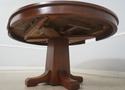 F68682: LJ&G STICKLEY Antique Round Mission Oak Di