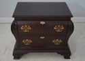 L68246: Pair CENTURY Chippendale Bombe Mahogany Ni
