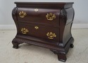 L68246: Pair CENTURY Chippendale Bombe Mahogany Ni