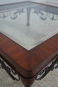 68701: MAITLAND SMITH Mahogany & Iron Trim Coffee 