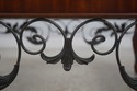 68701: MAITLAND SMITH Mahogany & Iron Trim Coffee 