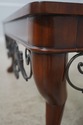 68701: MAITLAND SMITH Mahogany & Iron Trim Coffee 