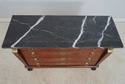 L67797: HENREDON Marble Top Walnut Empire Style Ch