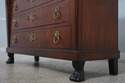 L67797: HENREDON Marble Top Walnut Empire Style Ch
